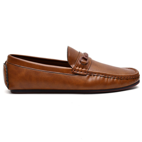 LEATHER SHOES - AB-23728 BROWN