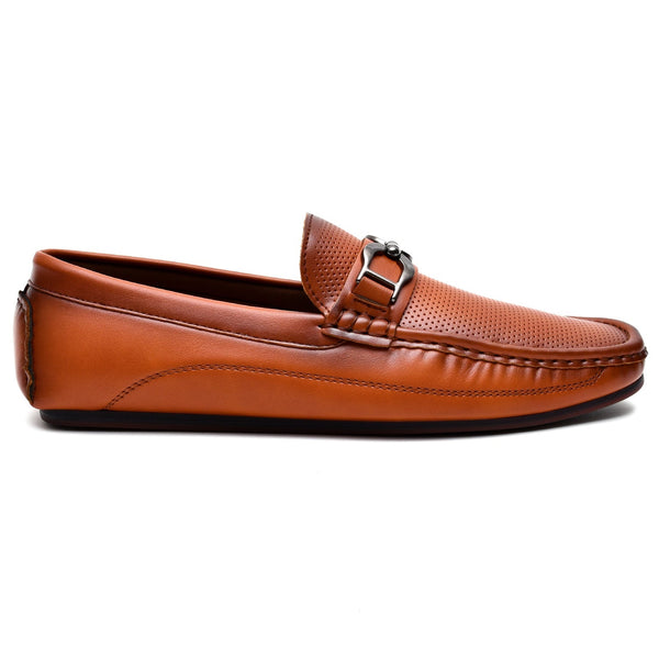 LEATHER SHOES - AB-410-4A BROWN