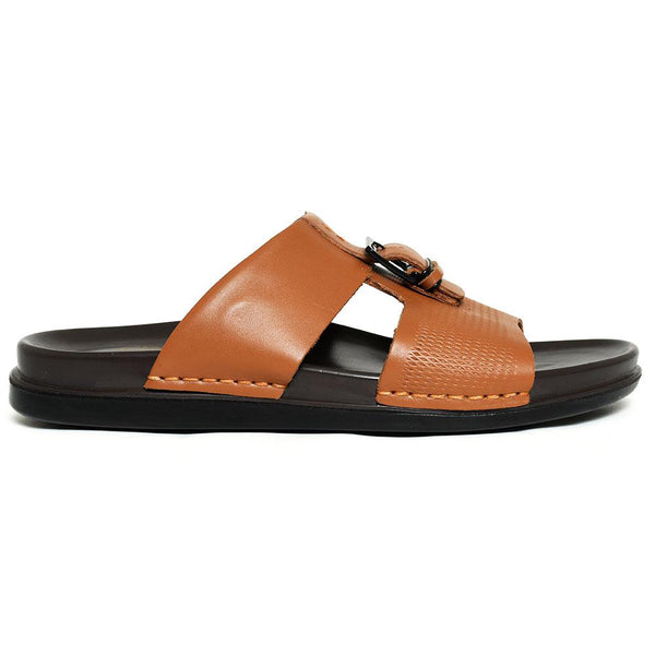 LEATHER SLIPPER - AR-003 TAN