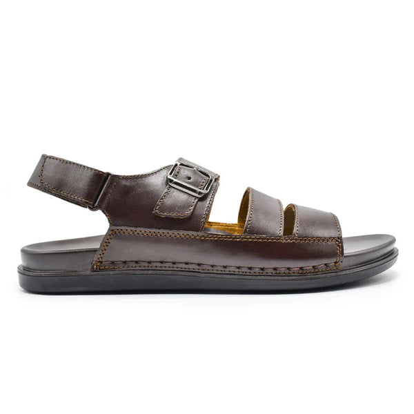 LEATHER SANDAL - AR-108 BROWN