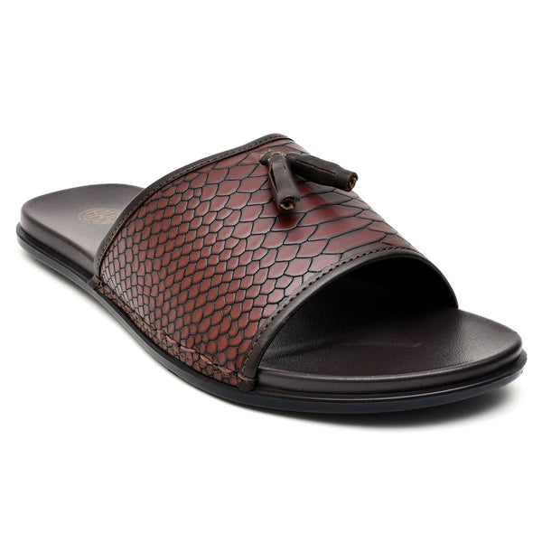 LEATHER SLIPPER - CHM-001 MAROON