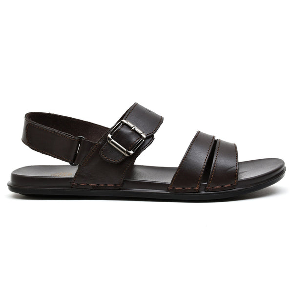 LEATHER SANDAL - CHM-102 BROWN