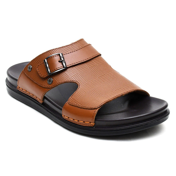 LEATHER SLIPPER - AR-007 TAN