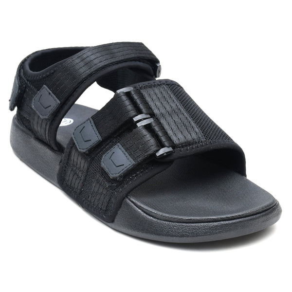 LEATHER SANDAL - MDI-102 BLACK