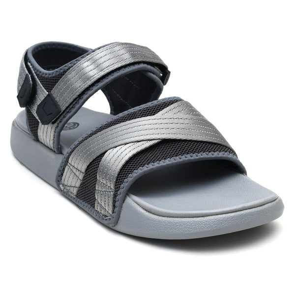 LEATHER SANDAL - MDI-103 GREY