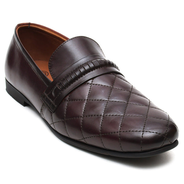 LEATHER SHOES - ACM-1257 BROWN