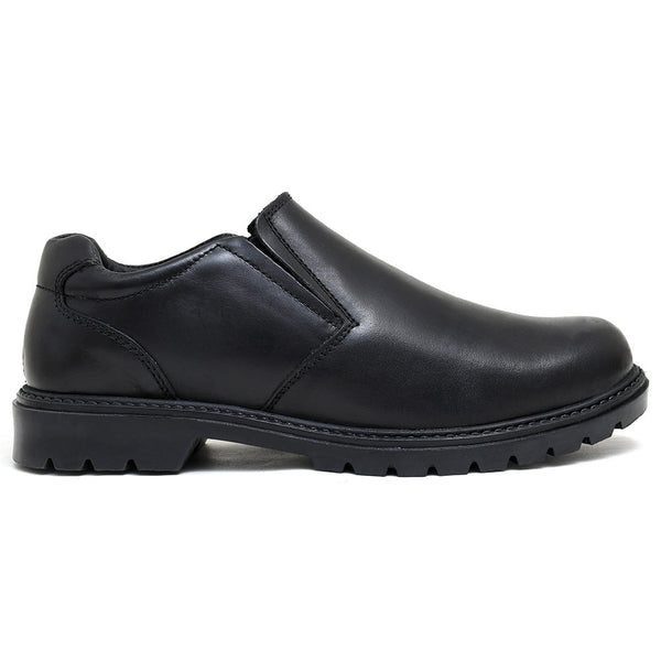 LEATHER SHOES - JACK-011 BLACK