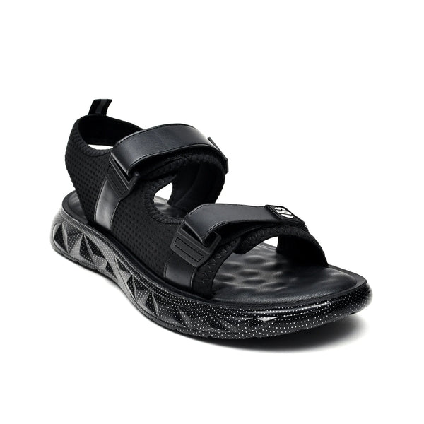 LEATHER SANDAL - GLX-114 BLACK