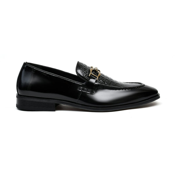 LEATHER SHOES - HB08 BLACK