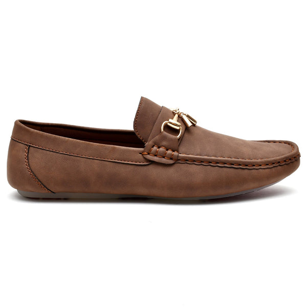 LEATHER SHOES - JA-23728-3 BROWN