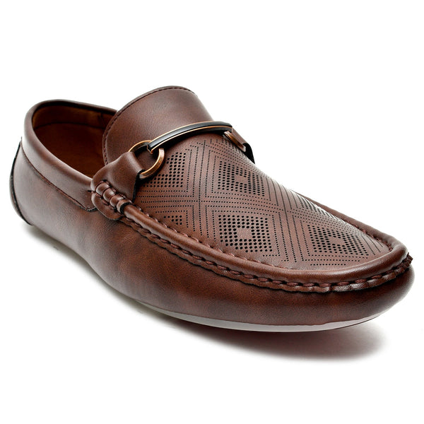 LEATHER SHOES - JA-23728 COFFEE