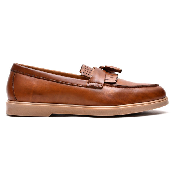 LEATHER SHOES - LBY-002-L TAN