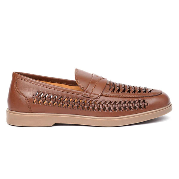 LEATHER SHOES - LBY-007 TAN