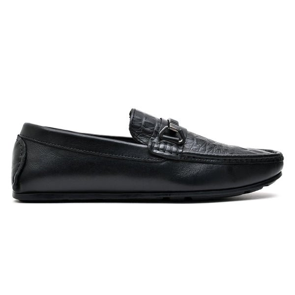 LEATHER SHOES - ROMEO-053 BLACK