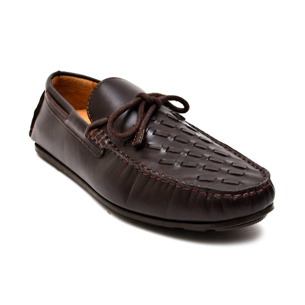 LEATHER SHOES - ROMEO-057 BROWN
