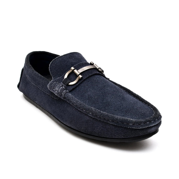 LEATHER SHOES - ROMEO-055 BLUE