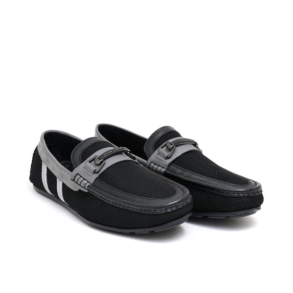 LEATHER SHOES - ROMEO-062 BLACK