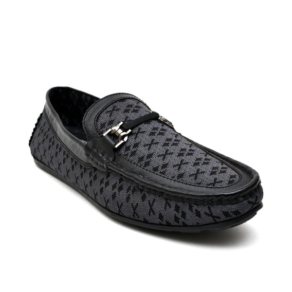 LEATHER SHOES - ROMEO-064 GREY