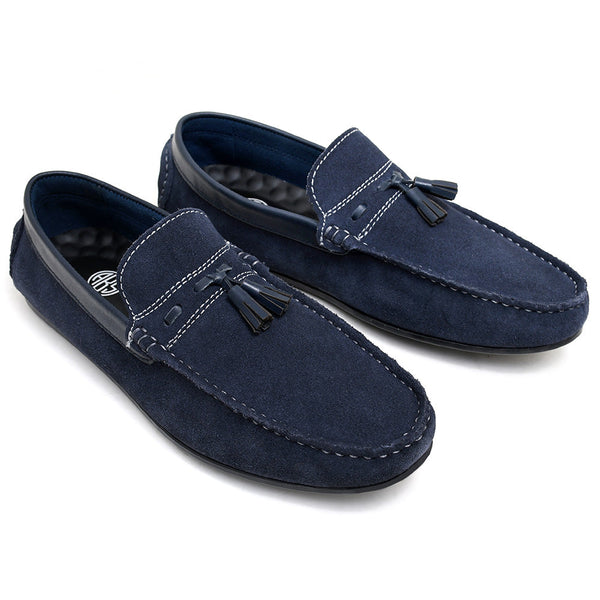 LEATHER SHOES - ROMEO-054 BLUE