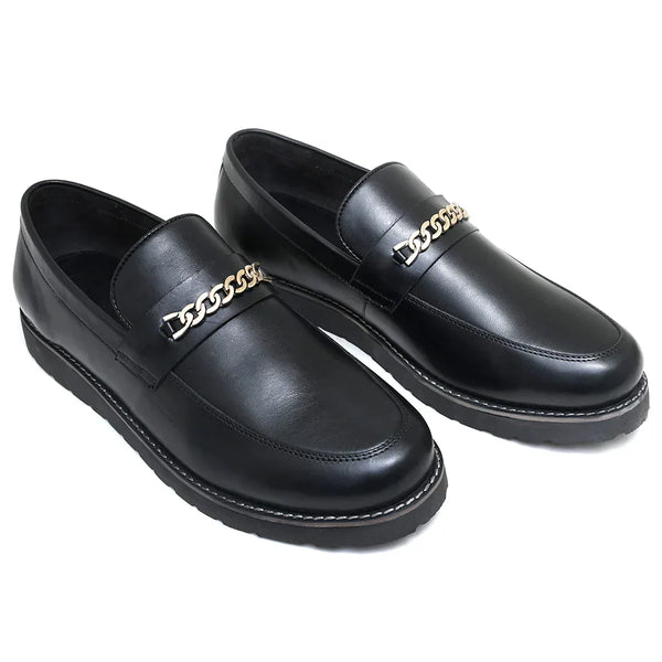 LEATHER SHOES - MISA-003 BLACK