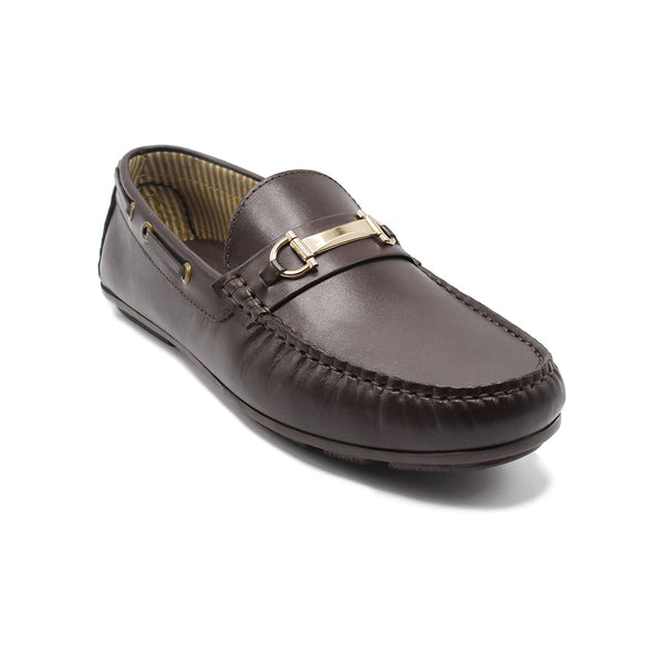 LEATHER SHOES - ND-23C BROWN