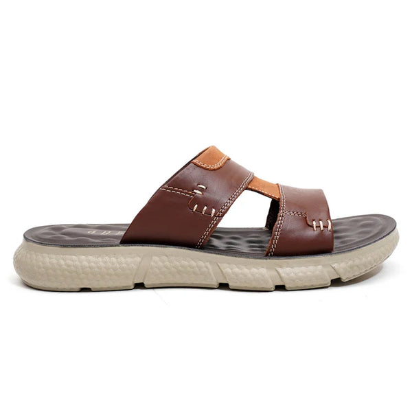 LEATHER SLIPPER - NLE-007 TAN