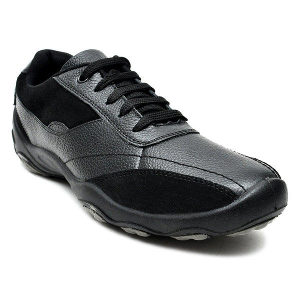 LEATHER SHOES - SANTIAGO-007 BLACK