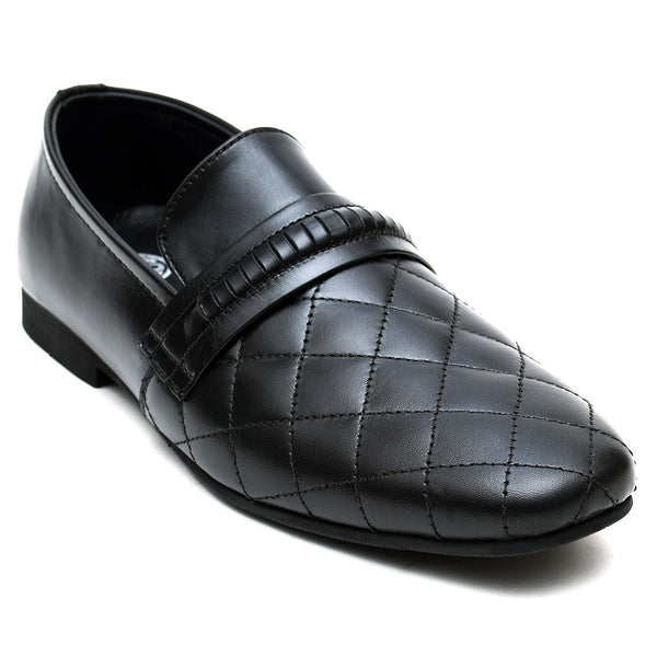 LEATHER SHOES - ACM-1257 BLACK
