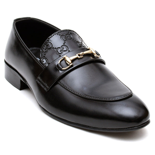 LEATHER SHOES - ACM-7074 BLACK